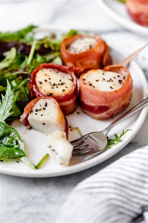 air-fryer-bacon-wrapped-scallops-skinnytaste image
