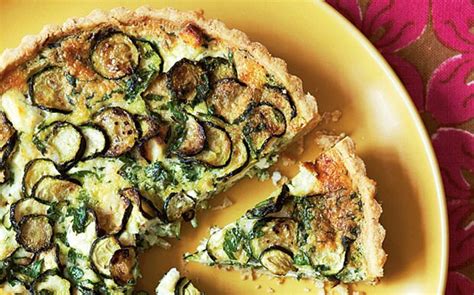 courgette-and-goats-cheese-tart-recipe-the-telegraph image