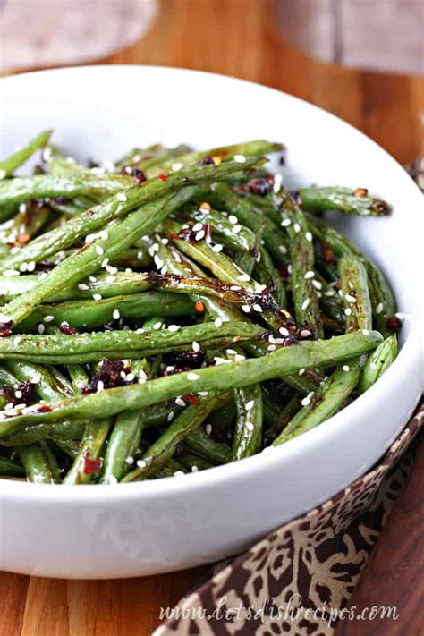 spicy-roasted-asian-green-beans-lets-dish image
