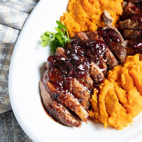 duck-breast-in-cherry-port-wine-sauce-italian-food-forever image