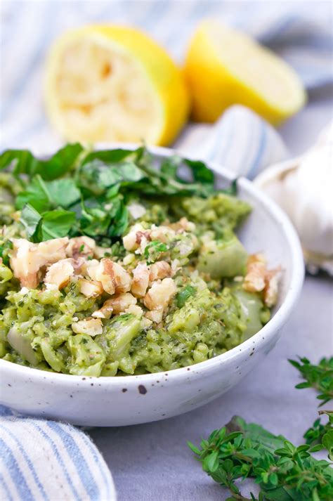 mixed-herb-and-walnut-pesto-risotto-gluten-free image
