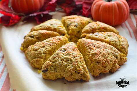pumpkin-raisin-scones-imperial-sugar image