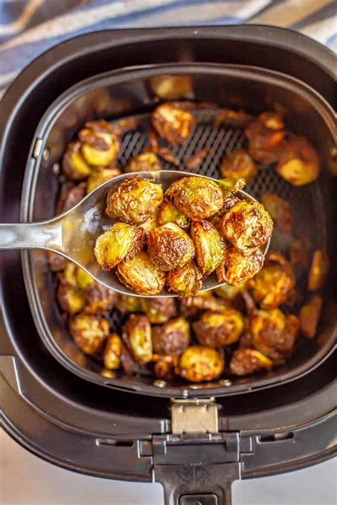 air-fryer-brussels-sprouts-family-food-on-the-table image