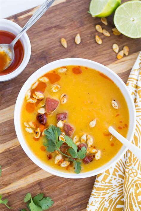 azteca-squash-soup-with-chorizo-perrys-plate image