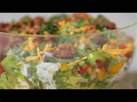 easy-healthy-seven-layer-salad-recipe-youtube image