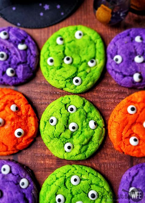 cake-mix-monster-cookies-halloweentreatsweek image