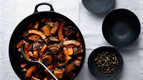 pork-and-squash-stew-with-chiles-recipe-bon-apptit image
