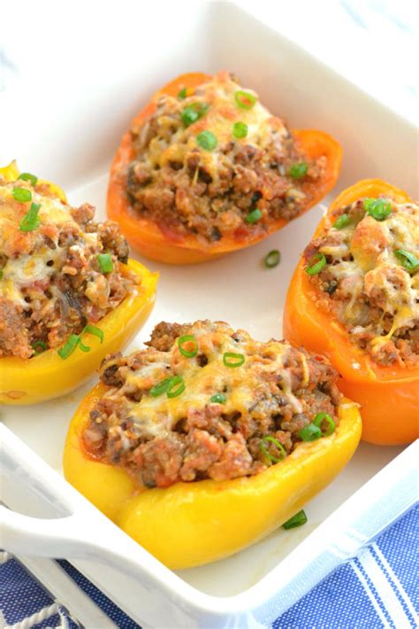 turkey-quinoa-stuffed-bell-peppers-love-food-foreva image