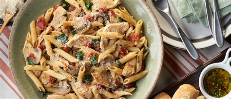 italian-herb-chicken-with-penne-pasta-campbells-kitchen image