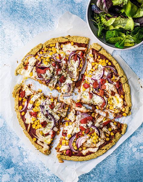 barbecue-chicken-pizza-healthy-recipe-ww-uk image