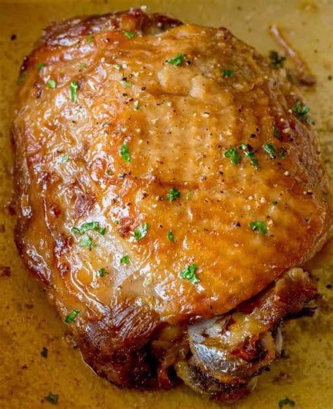 easy-roasted-turkey-thighs-dinner-then-dessert image