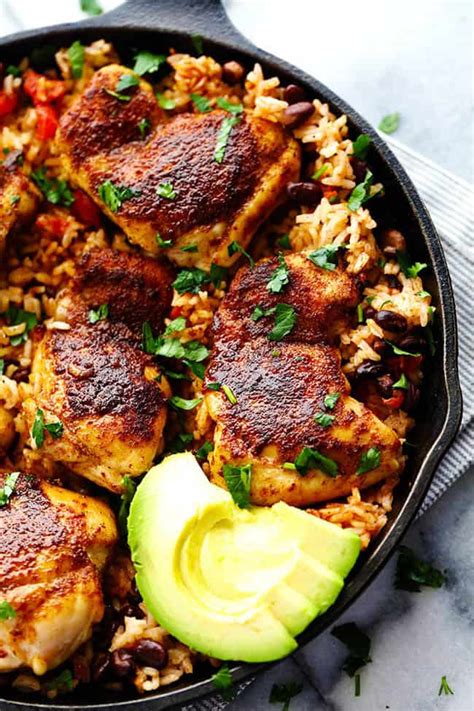 one-pan-southwest-blackened-cajun-chicken-with-rice image