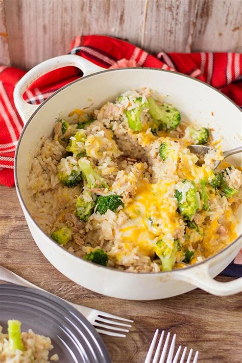easy-cheesy-tuna-and-rice-one-skillet-recipe-life-with image