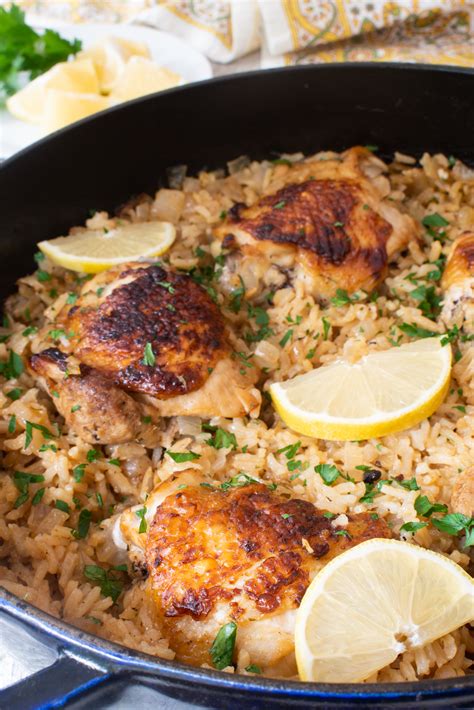 one-pot-greek-chicken-and-lemon-rice-for-the-love image