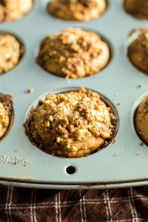 apple-streusel-muffins-with-crumb-topping-plating image