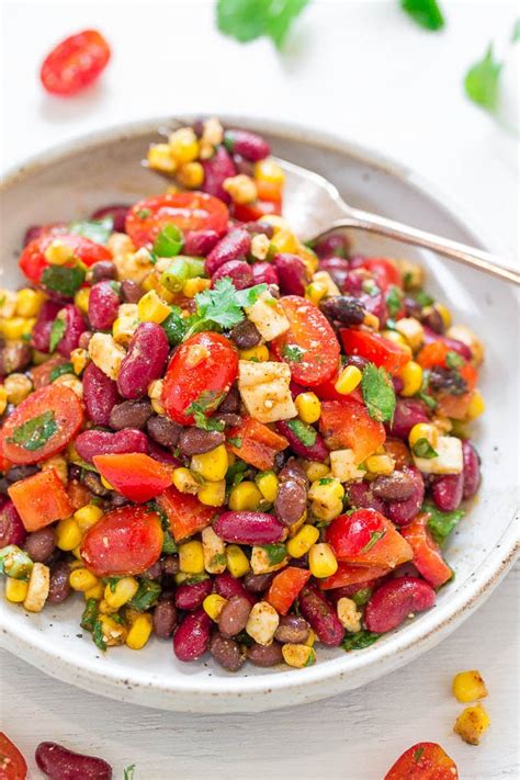 skinny-mexican-bean-salad-with-corn-averie-cooks image