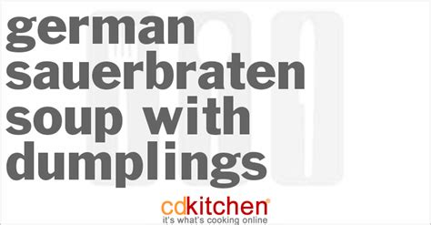 german-sauerbraten-soup-with-dumplings image