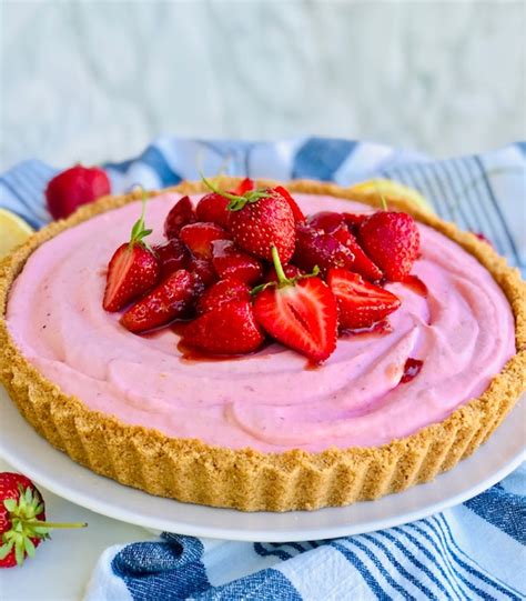 frozen-strawberry-lemonade-pie-a-treat-life image