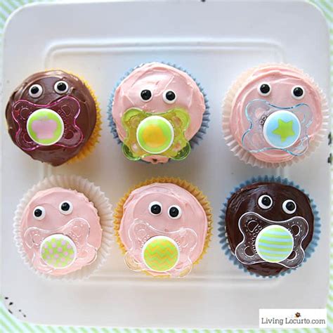 baby-pacifier-cupcakes-cute-baby-shower-party-ideas image