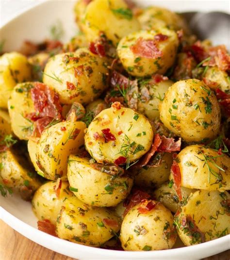 warm-herbed-potato-salad-dont-go-bacon-my-heart image