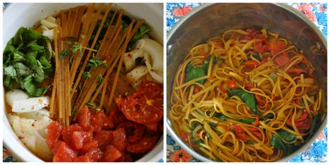 one-pot-tomato-basil-spinach-pasta-ordinary-vegan image