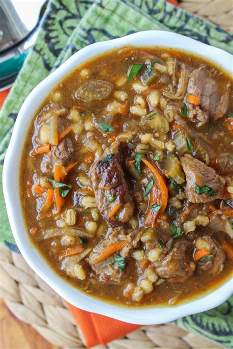 beef-barley-soup-recipe-slow-cooker-the-food image