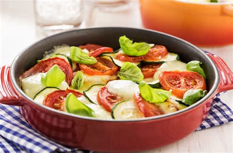 courgette-tomato-and-mozzarella-gratin-dinner image