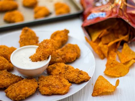 doritos-crusted-chicken-fingers-recipe-oven-baked image