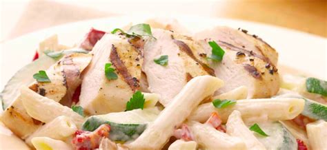 penne-and-chicken-with-garlic-cream-sauce image