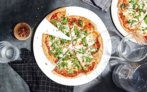 easy-five-ingredient-tortilla-pizzas-recipes-myfitnesspal image