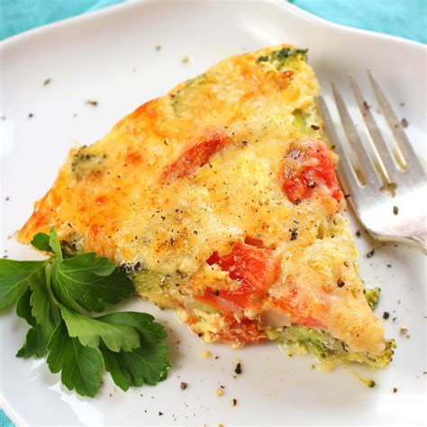 crustless-broccoli-and-tomato-quiche-palatable-pastime image