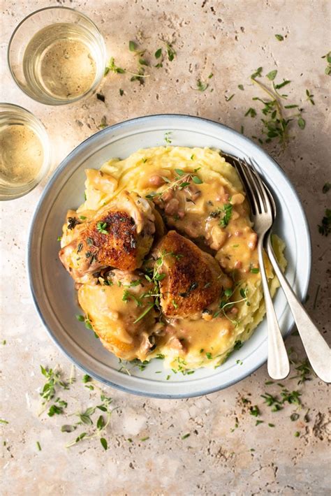 creamy-tuscan-chicken-with-garlic-pancetta image