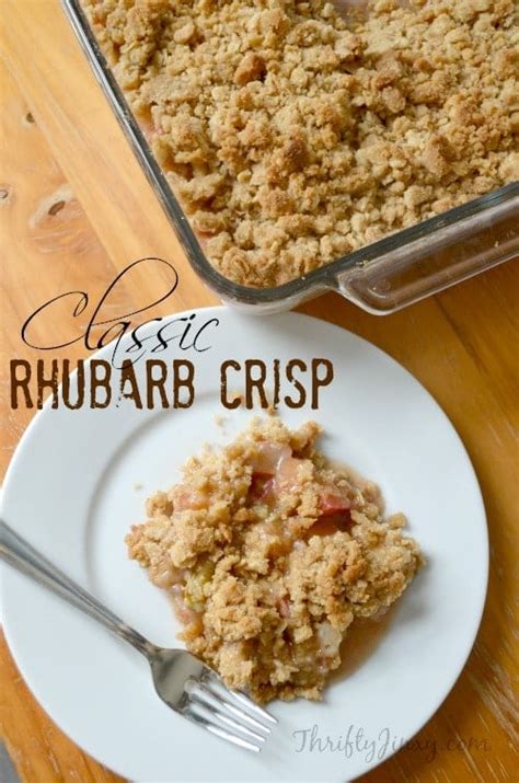 classic-rhubarb-crisp-recipe-thrifty-jinxy image