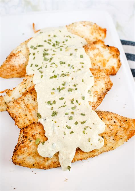low-carb-fried-fish-with-dijon-mustard-sauce-the image