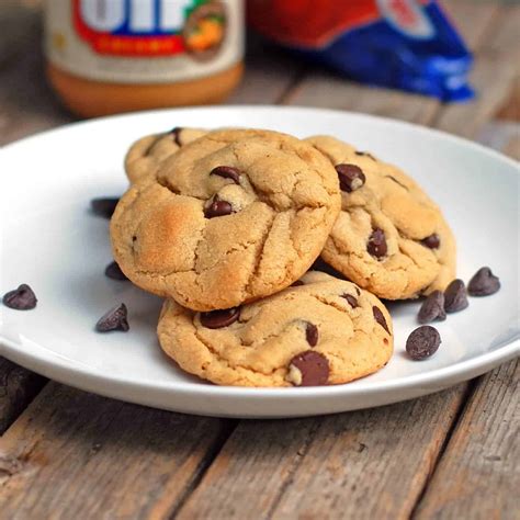 fluffy-peanut-butter-cookies-pinch-of-yum image