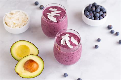 blueberry-avocado-smoothie-recipe-eatingwell image