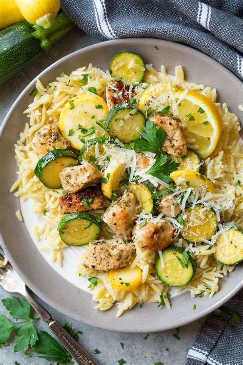 skillet-lemon-parmesan-chicken-with-zucchini-cooking-classy image