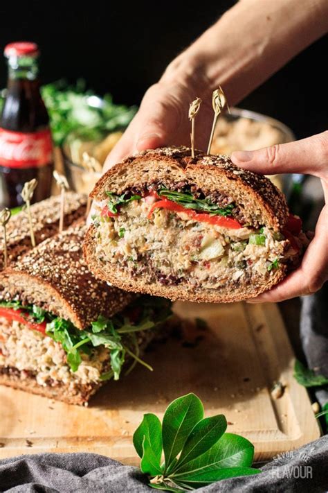 sicilian-tuna-salad-sandwich-savor-the-flavour image