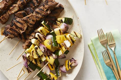 recipe-spicy-glazed-steak-veggie-skewers-kitchn image