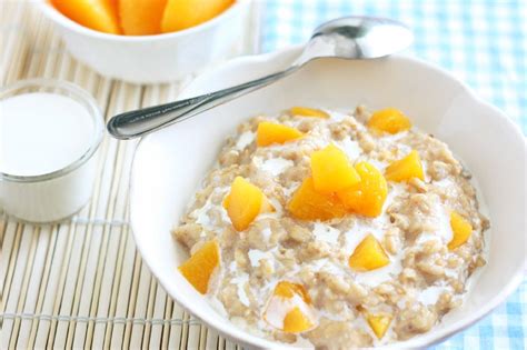 peaches-and-cream-oatmeal-cooking-classy image