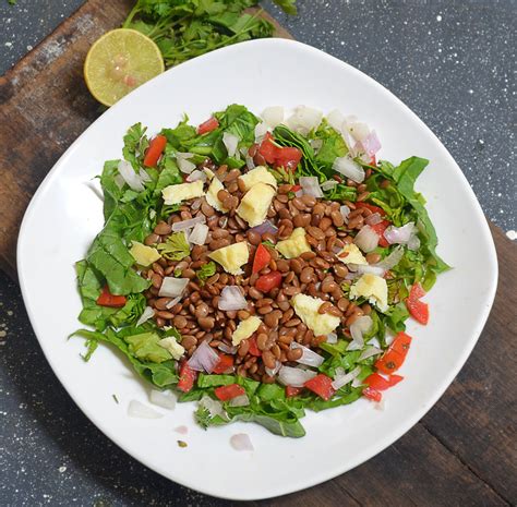 warm-red-lentil-salad-with-goat-cheese image