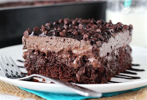 chocolate-poke-cake-moist-delicious-chocolate image