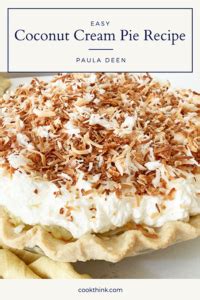 easy-coconut-cream-pie-recipe-paula-deen-cookthink image