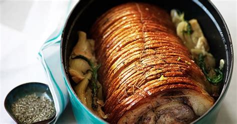 braised-pork-loin-with-fennel-and-cider-gourmet image
