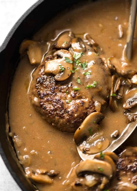 salisbury-steak-with-mushroom-gravy-recipetin-eats image