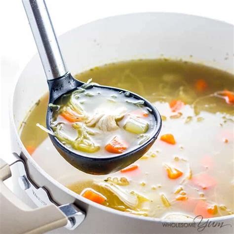 low-carb-keto-chicken-soup-recipe-10-minute-prep image