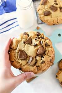 jumbo-peanut-butter-cup-cookies-sizzling-eats image