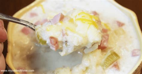 keto-creamy-ham-and-cauliflower-soup-my-table-of-three image