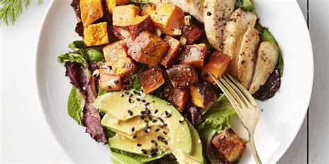 roasted-sweet-potato-and-chicken-salad-good image