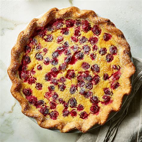 cranberry-buttermilk-pie-eatingwell image